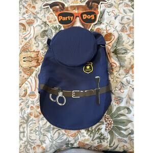 Party Dog Cop Police Officer Tooper Halloween Costume XS/S NWT